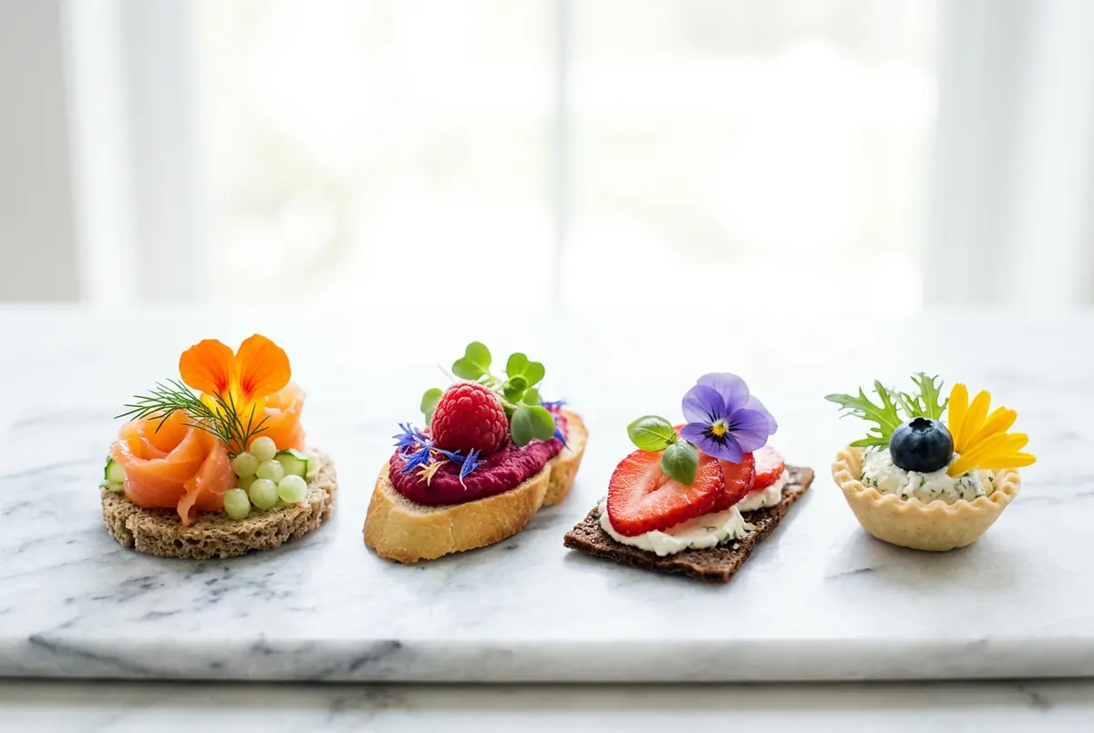 Канапе и finger-food на приветственный коктейль