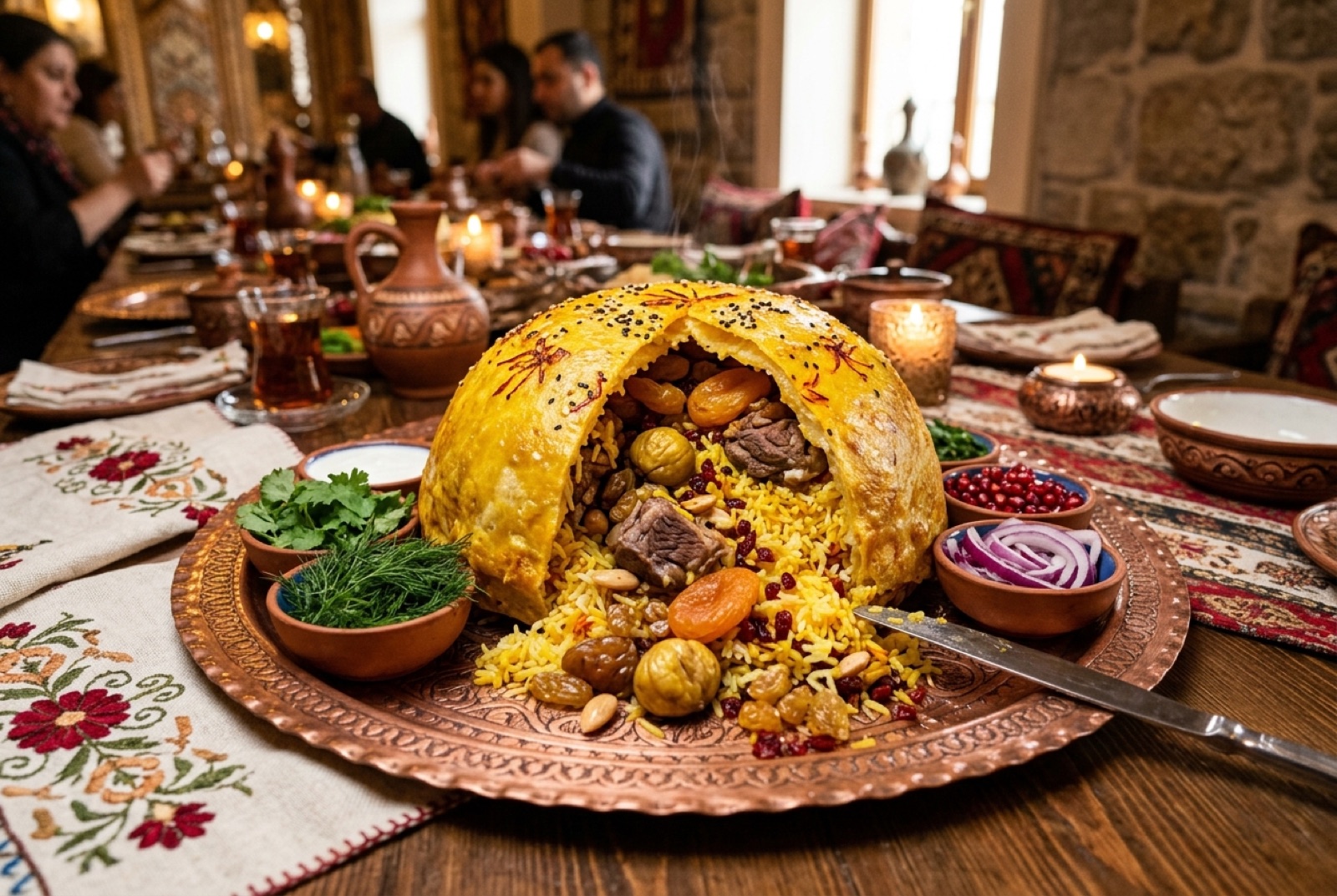Шах-плов в лаваше